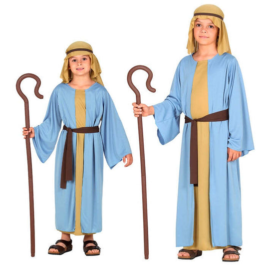 Shepherd  Tunic With Long Vest, Belt, Headpiece 