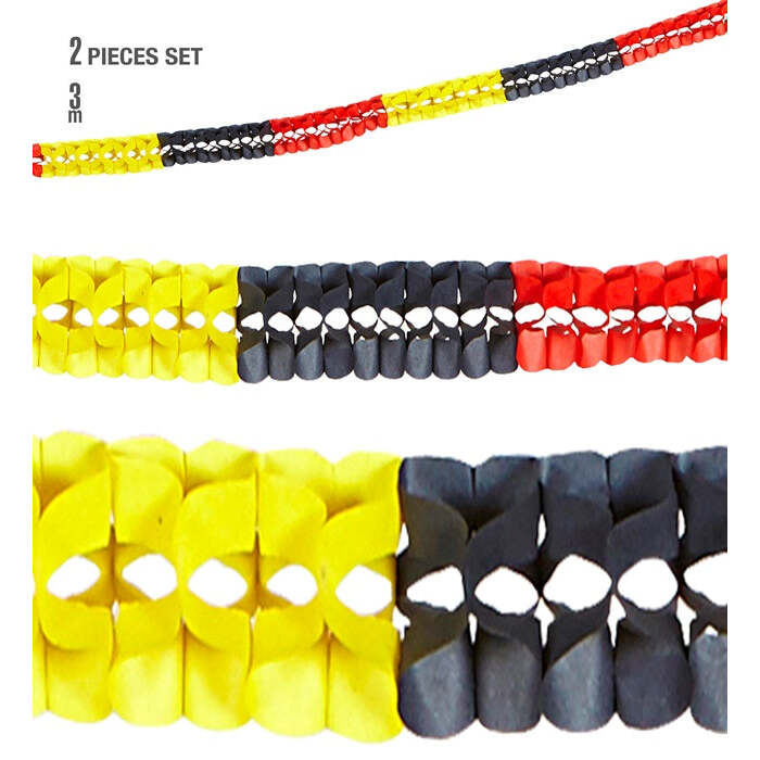 Set Of 2 Germany Boa Garlands 3 M- Ø 8 Cm