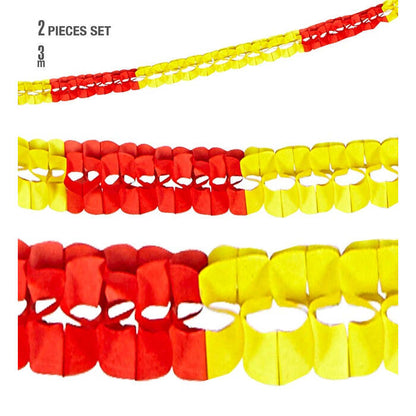 Set Of 2 Spain Boa Garlands 3 M- Ø 8 Cm