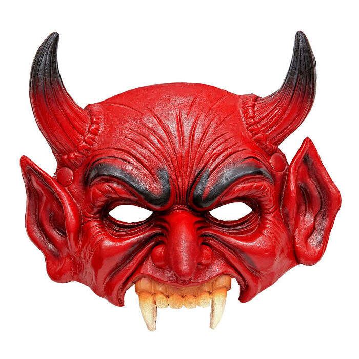 Chinless Devil Foam Latex Mask