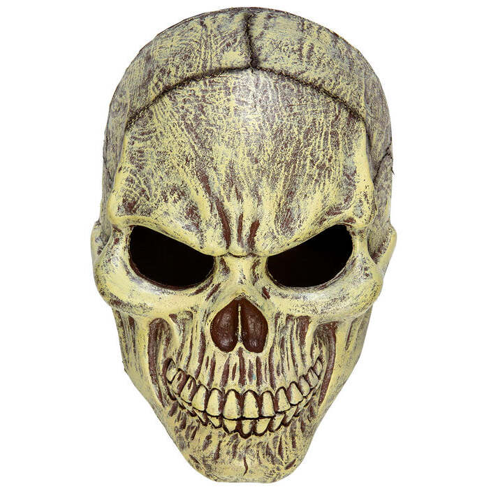 Skull Half Face Foam Latex Mask