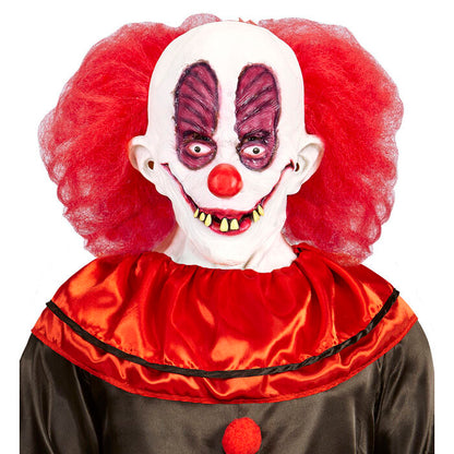 Goofy Clown Mask With Hair & Neck