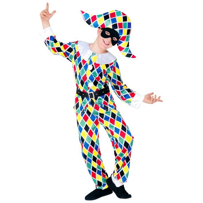 Harlequin  Jacket, Pants, Belt, Hat 