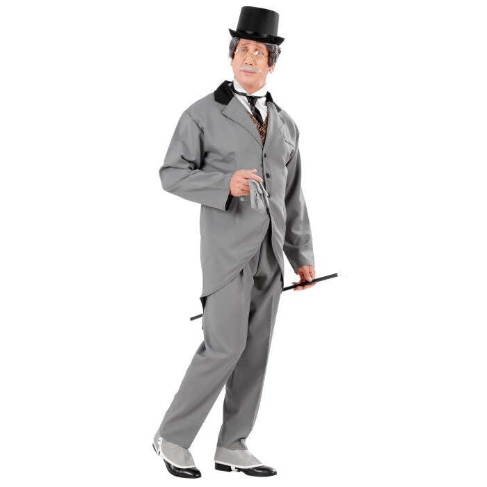 19Th Century Gentleman  Tailcoatwith Vest, Jabot, Tie, Pants 