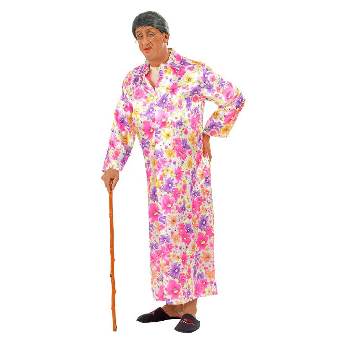 Flasher Granny  Sexy Jumpsuit, Dressing Gown 