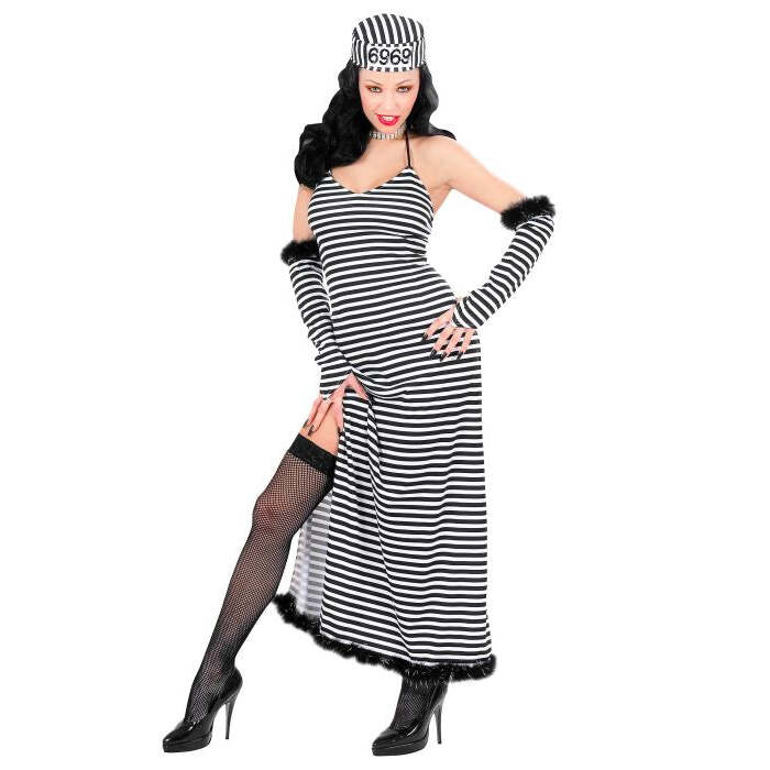 Convict Beauty  Dress, Gloves, Hat 