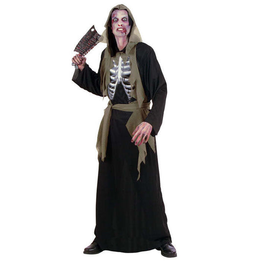 Zombie  Hooded Robe, Holographicbones Chest, Belt 