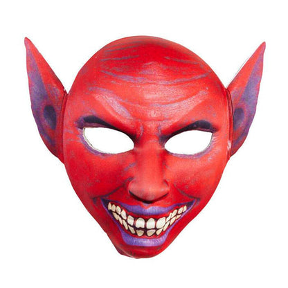 Devil Half Face Fabric Mask