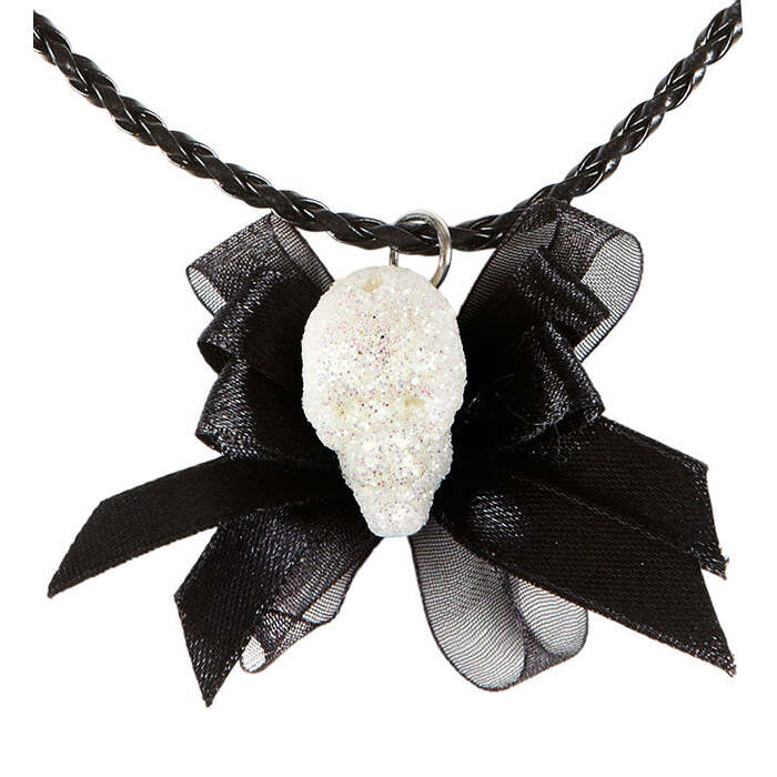  Skull & Bow Necklace