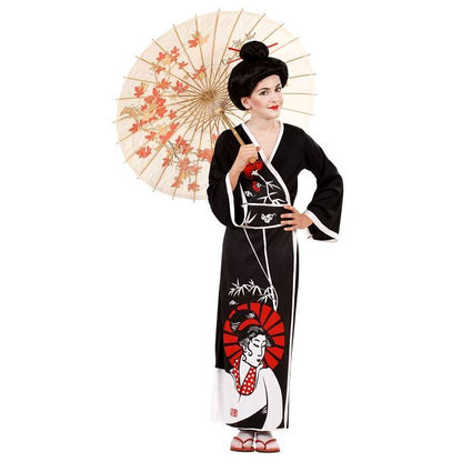 Geisha  Kimono, Belt, Chopsticks 