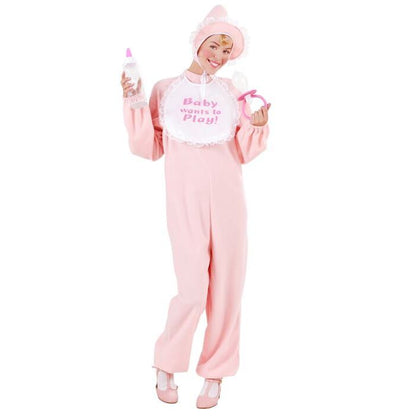 Baby Girl  Jumpsuit, Bonnet, Bib 