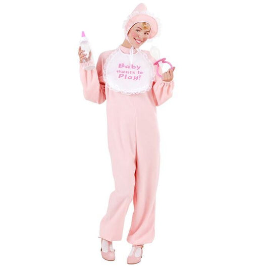 Baby Girl  Jumpsuit, Bonnet, Bib 