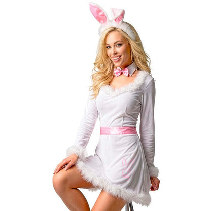 Bunny  Dress, Belt, Collar With Bow Tie, Ears 
