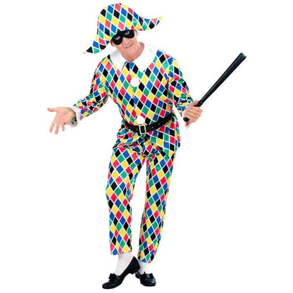 Harlequin  Jacket, Pants, Belt, Hat 