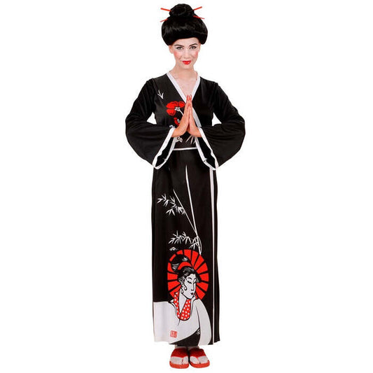 Geisha  Kimono, Belt, Chopsticks 