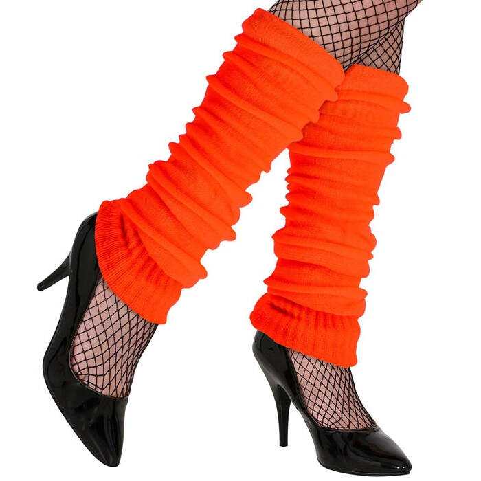 Leg Warmers Neon Orange