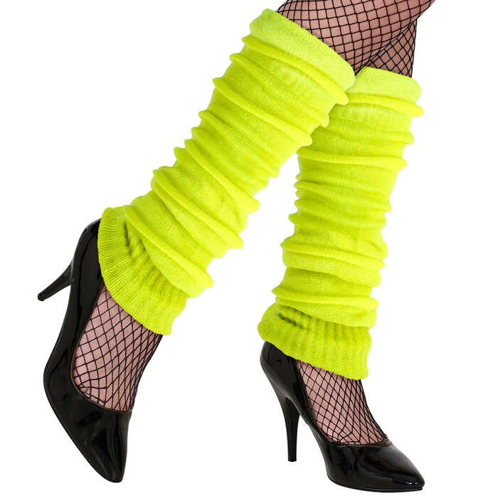 Leg Warmers Neon Yellow
