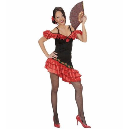 Senorita  Dress, Rose Hair Clip 