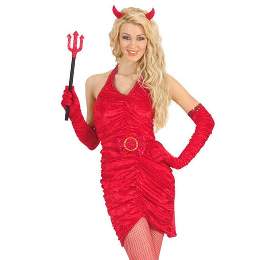 Devil Lady  Dress, Belt, Gloves, Horns 