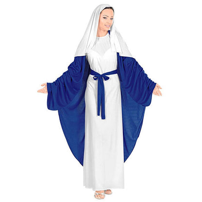 Holy Mary  Robe With Cape, Belt, Headpiece 