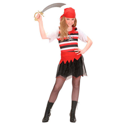 Pirate Girl  Dress, Belt, Bandana 