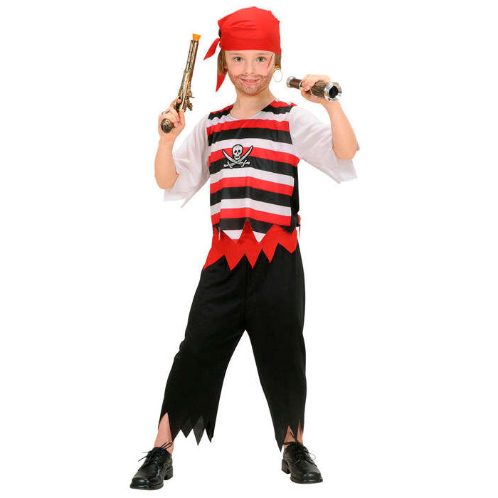 Pirate  Shirt, Pants, Belt, Bandana 