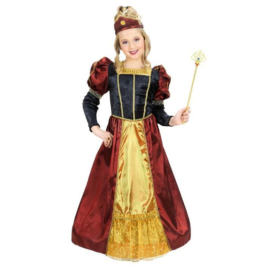 Regal Princess  Dress With Wire Hoop, Headpiece 