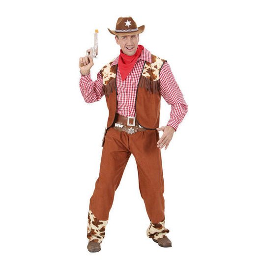 Cowboy  Shirt, Vest, Pants, Belt, Bandana 