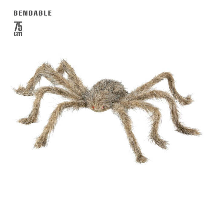 Bendable Furry Spider 75 Cm