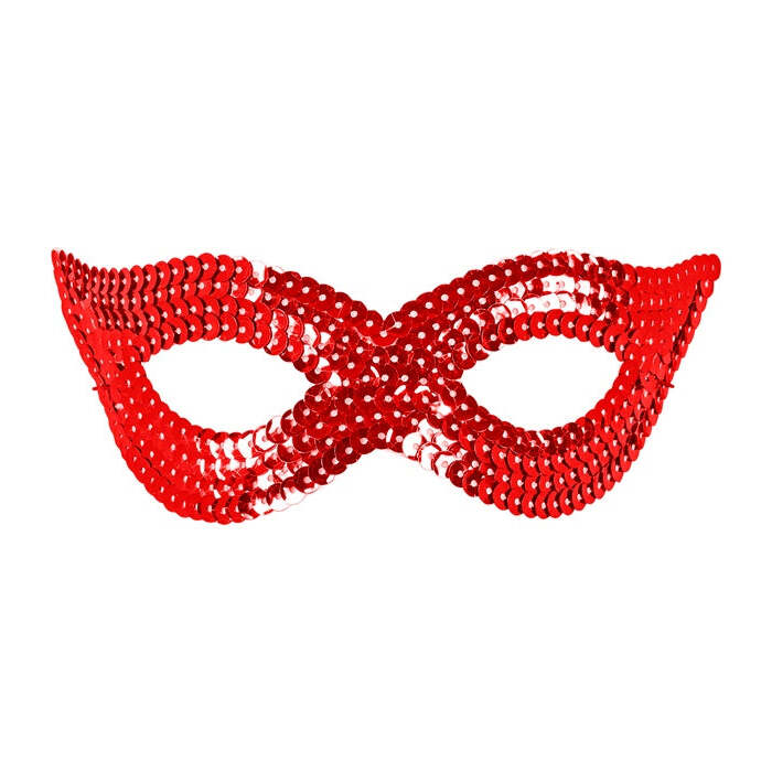Red Sequin Eyemask