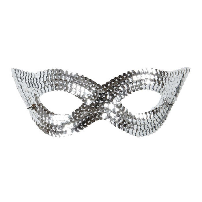 Silver Sequin Eyemask