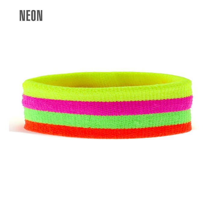 Multicolor Neon Sweatband