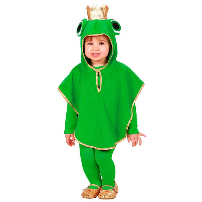 Plush Frog  Hooded Poncho 