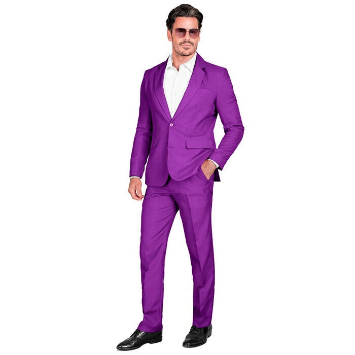 Purple Party Fashion Suit  Jacket, Pants 