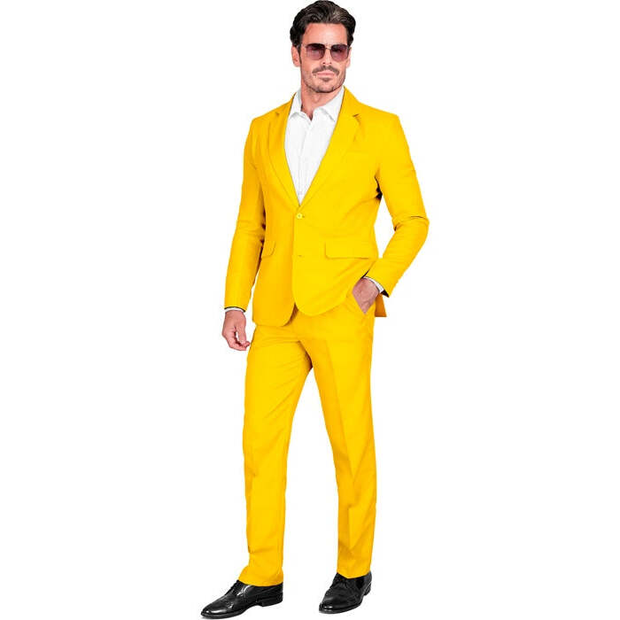 Yellow Party Fashion Suit  Jacket, Pants 