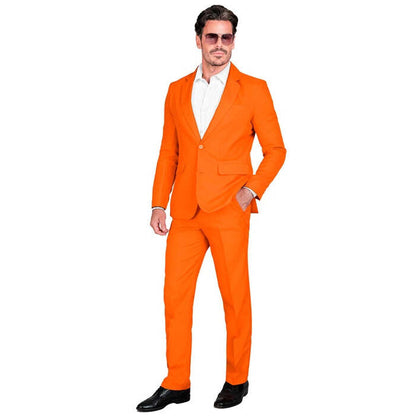 Orange Party Fashion Suit  Jacket, Pants 