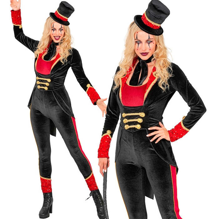 Ringmaster  Jumpsuit, Jacket, Tie, Hat  