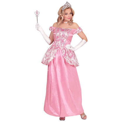 Charming Princess  Dress With Crinoline Underskirt, Gloves, Choker, Tiara 