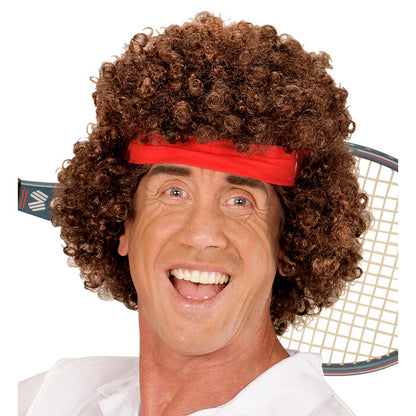 Tennis Player Wig In Polybag