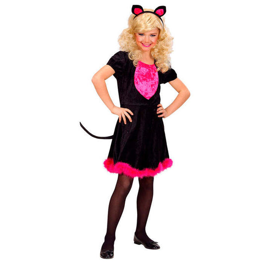 Kitty Kat  Dress With Tail, Ears 