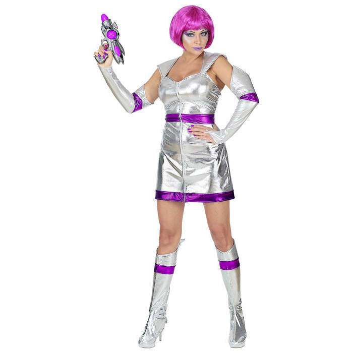 Space Girl  Dress, Fingerless Gloves, Boot Covers 