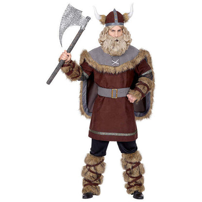 Viking  Tunic, Pants, Belt, Boot Covers, Cape, Helmet 