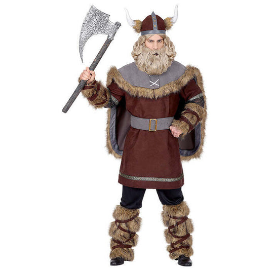 Viking  Tunic, Pants, Belt, Boot Covers, Cape, Helmet 