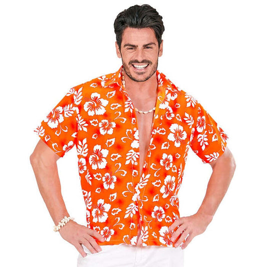 Orange Hawaiian Shirt
