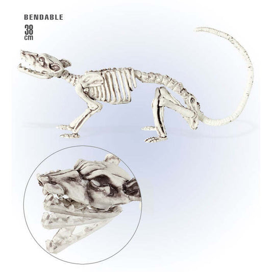 Bendable Rat Skeleton 38 Cm