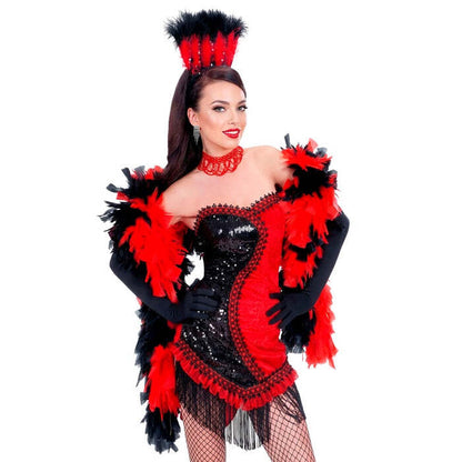 Vegas Showgirl  Dress, Headpiece 