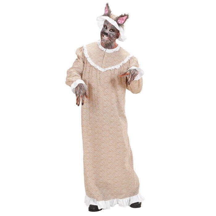 Grandma Wolf  Dress, Bonnet 