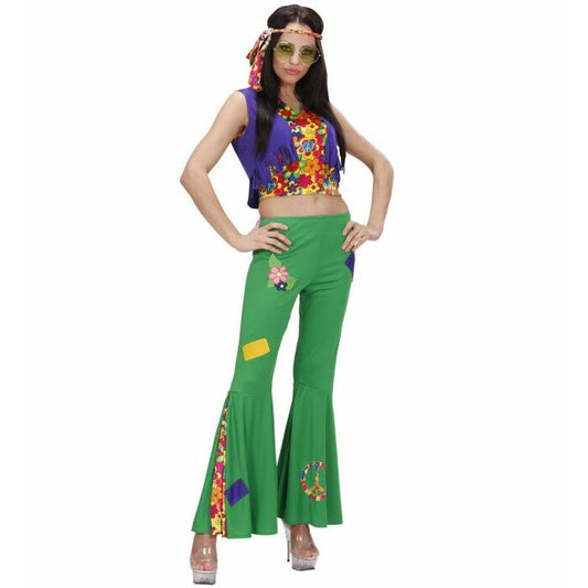 Woodstock Hippie Girl  Top, Vest, Pants, Headband 