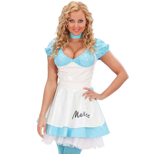 Malice  Dress With Apron, Choker 