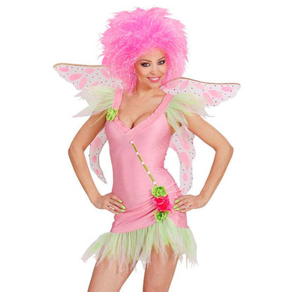 Pink Fairy  Dress, Wings 